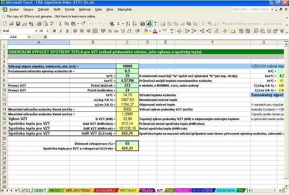 AT21 výpočtový software - Diskuzní fórum TZB-info