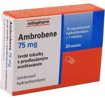 AMBROBENE POR 75MG CPS PRO 20