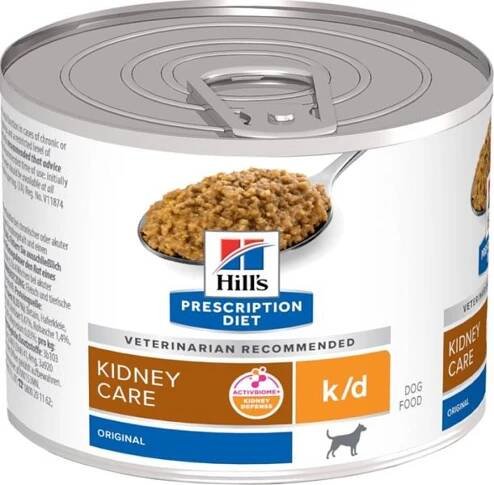 Hill's Pet Nutrition Prescription Diet Dog Adult/Senior konzerva Kidney Care Original k/d Chicken 200 g