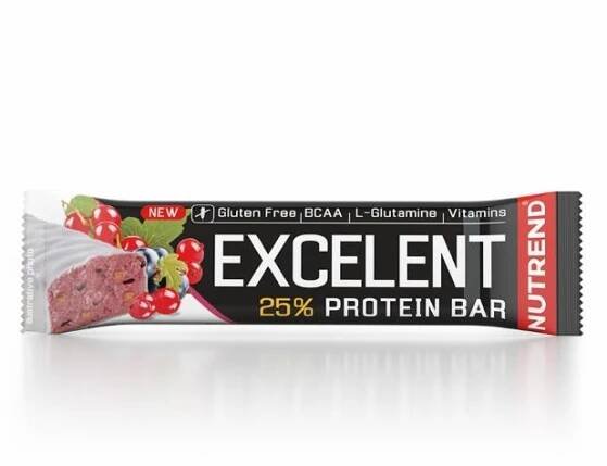 Protein směs bílkovin Nutrend tyčinky 40 g příchuť černý rybíz