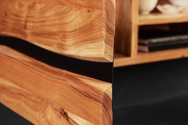 TV-tabule AMAZONAS 160cm závěsné akátové dřevo