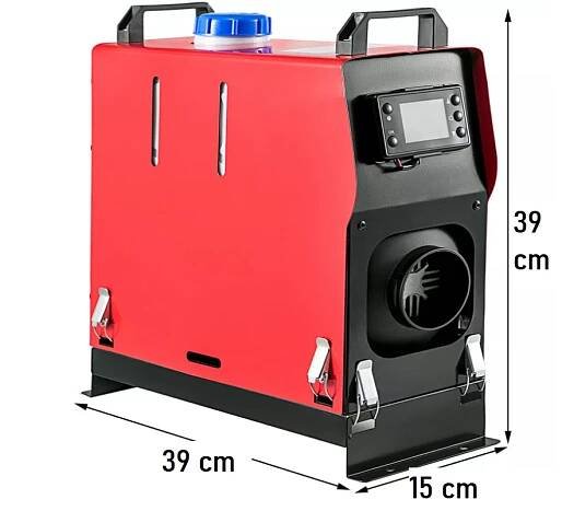 XL-AIRD V12 Nezávislé topení 8kW - přenosné, černý LCD ovladač, 1 výduch