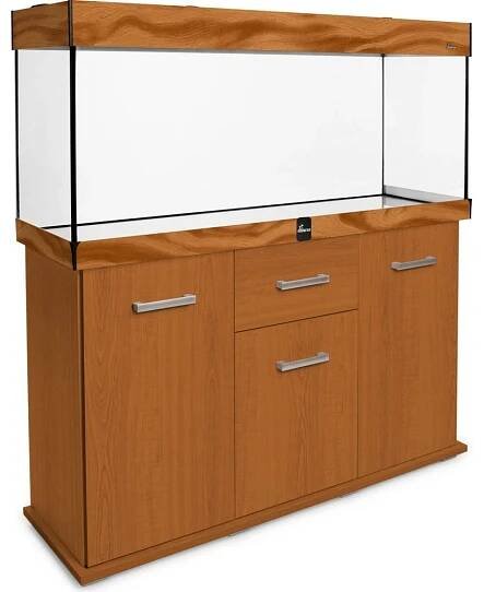 Diversa Solid LED akvarijní set rovný višeň 300 l
