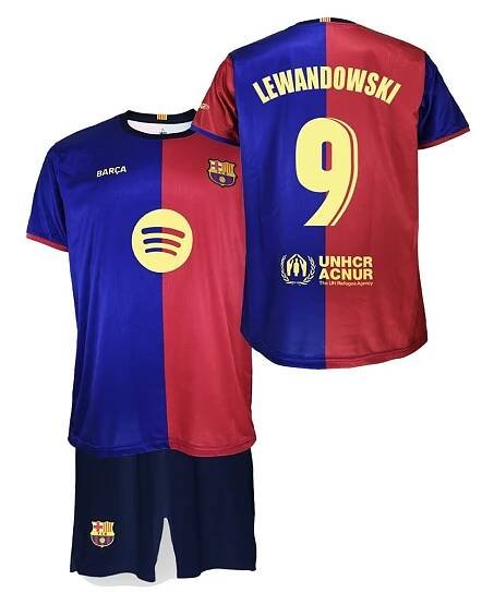 Dětský replika set BARCELONA FC 24/25 Home Lewandowski
