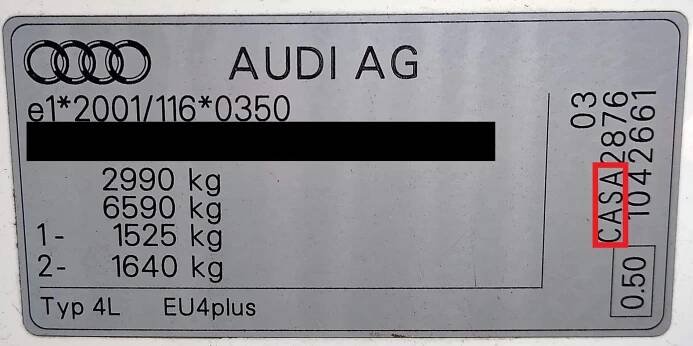 Kde najít kód motoru - AutoComSoft s.r.o.