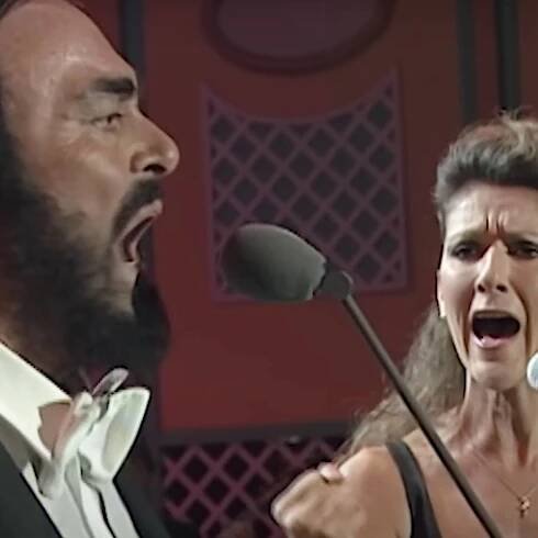 Celine Dion and Pavarotti duet: When the world's two greatest singers stunned an audience of millions