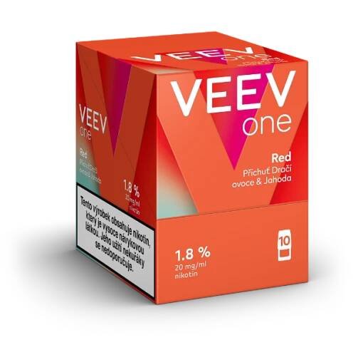 VEEV ONE NÁPLNĚ RED (karton)  