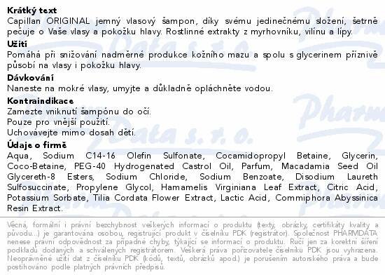 Capillan Original vlasový šampon 200ml Fagron