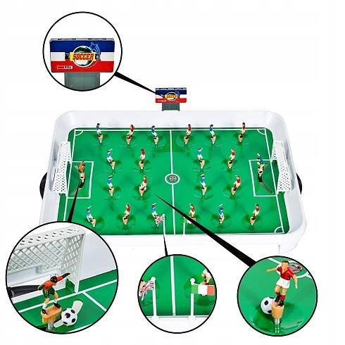 HRA S PRUŽINOVÝM STOLNÝM FUTBALOM, SADA 22 HRÁČOV Maximálny počet hráčov 2