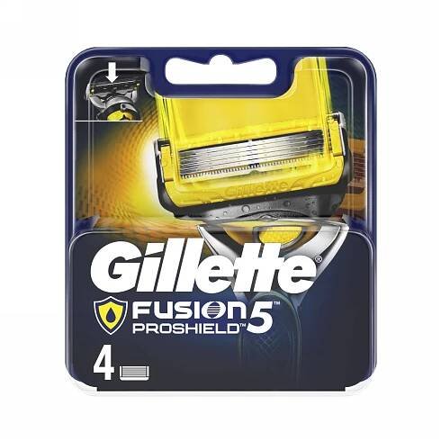 Gillette Fusion 5 Proshield 4 ks náhradních čepelí UK