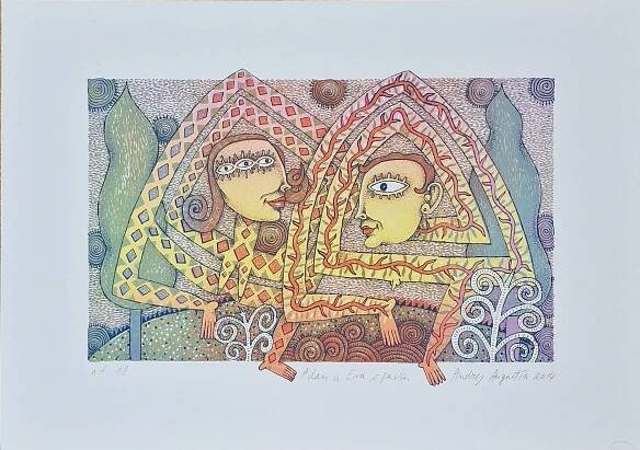 Adam a Eva v Parku; 2014 | Krasná Umění