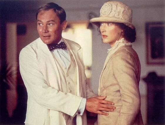 Vzpomínky na Afriku - Z filmu - Klaus Maria Brandauer, Meryl Streep