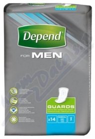 Inkontinenční vložky - Depend For Men 2, 14 ks - Žijte kvalitně - zdravotní pomůcky nejen pro seniory