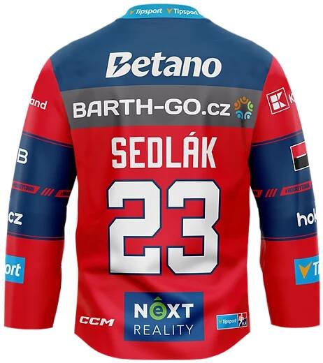 Červený fandres HC Dynamo Pardubice 2024/25