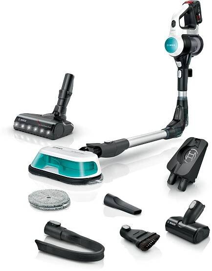 tyčový vysavač 3v1 s mopováním Unlimited 7 ProHygienic Aqua bílá 