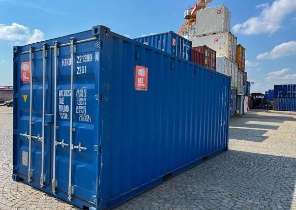 Kontejner 20 RAL 5010 AKCE VČETNĚ DOPRAVY - Třebíč - Bazar