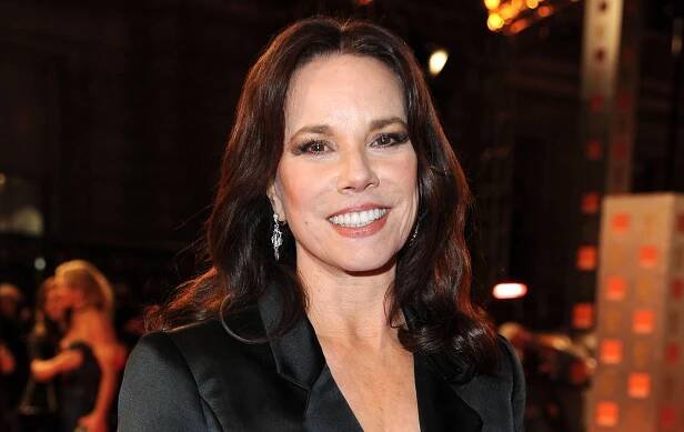 Caption: Prolific American actress Barbara Hershey in a poised and elegant pose. Wallpaper
