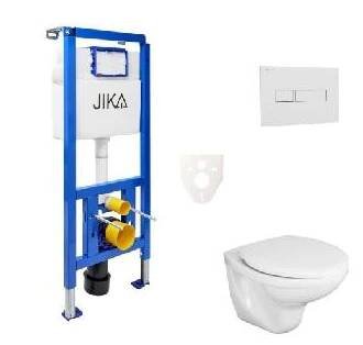 Cenově zvýhodněný závěsný WC set Jika do lehkých stěn / předstěnová montáž+ WC Fayans Neo SIKOJSJ1