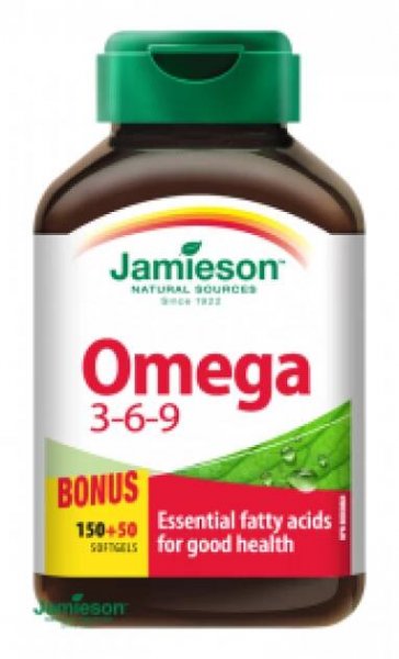 JAMIESON Omega 3-6-9 1200 mg tob.150+50