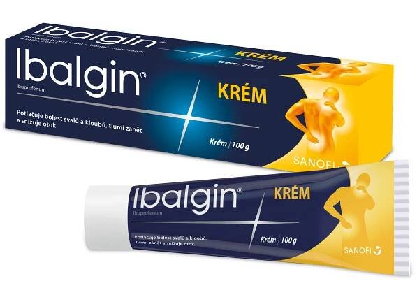 Lék na bolest, zánět a horečku Ibalgin krém 50 mg