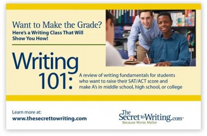 Writing 101 Class - The Secret to Writing