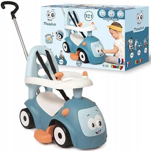 Smoby 3 v 1 autíčko Maestro modré