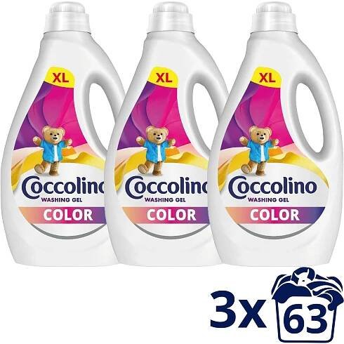 COCCOLINO Color 3 × 2,72 l (204 praní)