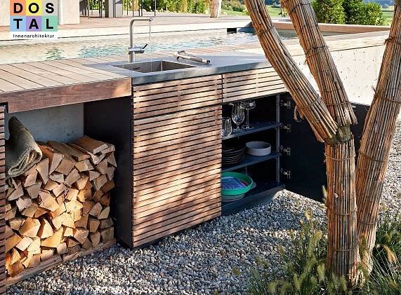 CUBIC – Outdoorküche – DOSTAL Innenarchitektur – Planungsstudio mit Showroom in Linz
