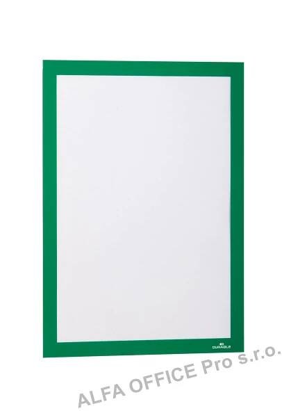 Rámeček samolepicí DURAFRAME® - A4 / zelená / 2 ks