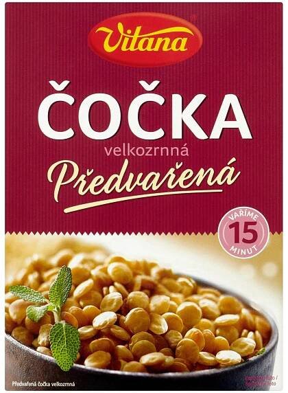 Vitana Čočka velkozrnná předvařená | 400 g | Albert