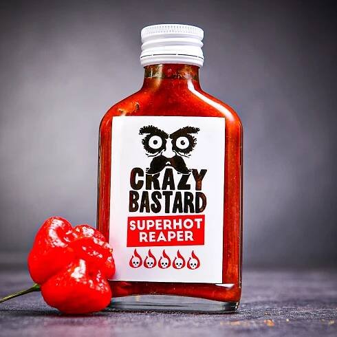 Nejpálivější omáčka Crazy Bastard Superhot Reaper 100 ml