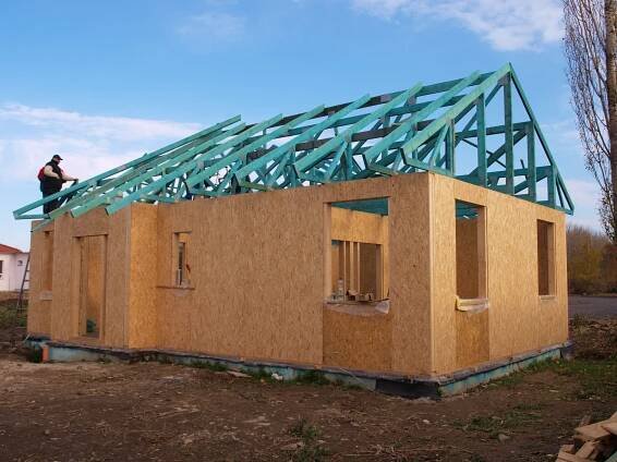 Výstavba bungalovu typu A1 | Konrád dřevostavby