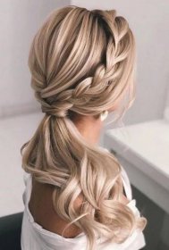 Wedding Ponytail Hairstyles, Prom Hairstyles For Long Hair, School Hairstyles, Hairstyle Short, Office Hairstyles, Hair Updos, Anime Hairstyles, Stylish Hairstyles