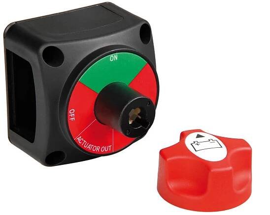 Odpojovač baterie 12-50V 200A, 3 polohový
