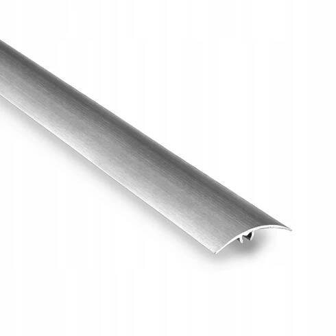 Oválná prahová lišta 40 mm 93 cm, stříbrný lepený profil