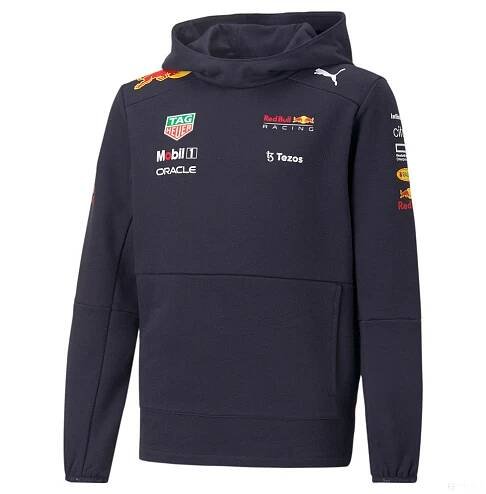 Dětská mikina Red Bull Tým, modrá, 2022