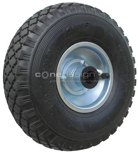 Cone Zlín - Kolečka bantamová s duší kovový disk-samostantá kola-serie 3000-část kolečka 210mm - 300mm