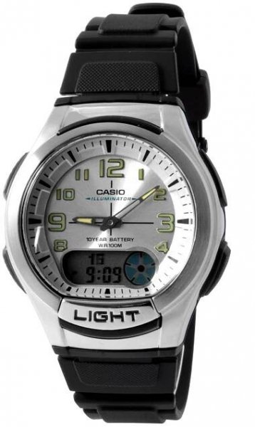 Černé sportovní hodinky Casio