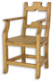 Dřevěná jídelní židle masiv Rustikal DXKT nr.714