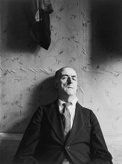 Johan Engman and his copies of Life Magazine, Djupsjönäs 1957