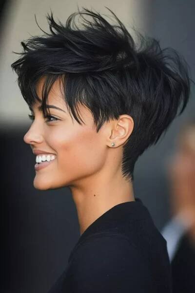 Transform Your Look: 24 Stunning Layered Cuts with Bangs for Long Hair - Style US in 2025 | Short thin hair, Short hair images, Short hair haircuts