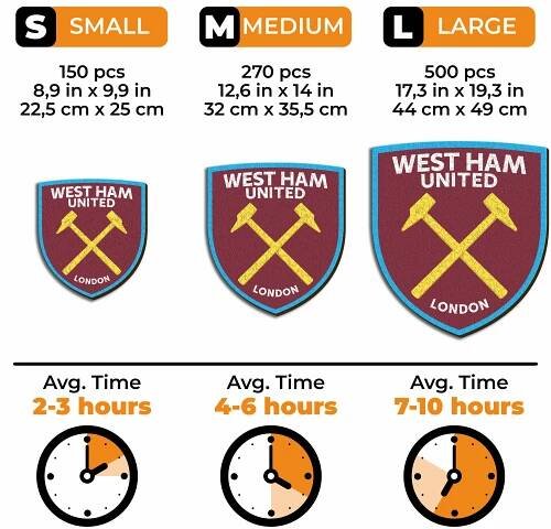 West Ham United FC® Logo - Wooden Puzzle