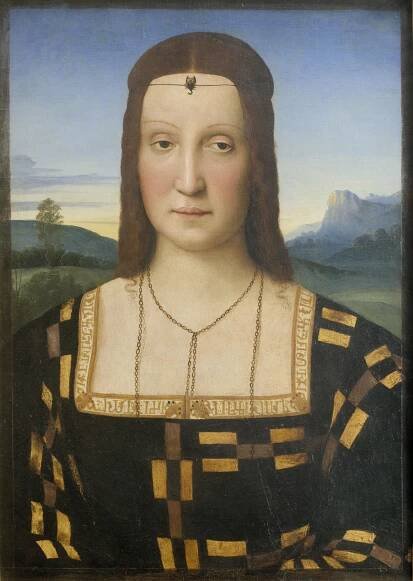 Silvia Malaguzzi, Raphael and the jewels in the Uffizi Gallery: Elisabetta Gonzaga Maddalena Doni and the Woman with the