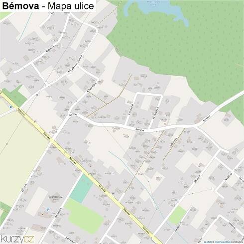 Bémova - mapy | Kurzy.cz