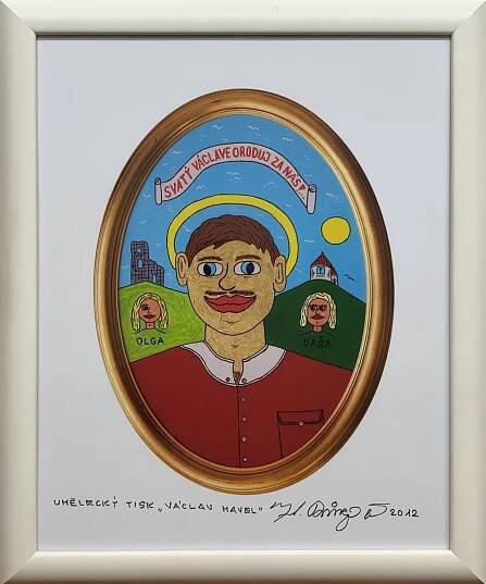 Václav Havel - František Ringo Čech - Galerie umění