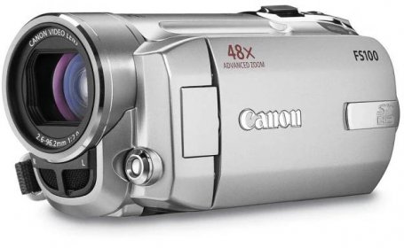 Digitální videokamera Canon FS100 (záznam na SD) + brašnička + SD card - TV, audio, video