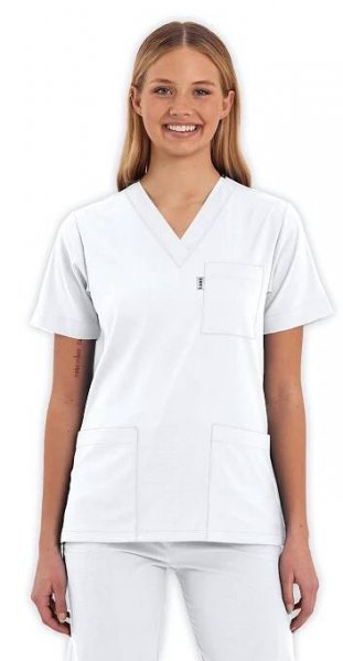 LAME Uniform Kadın Scrubs Takım – Beyaz
