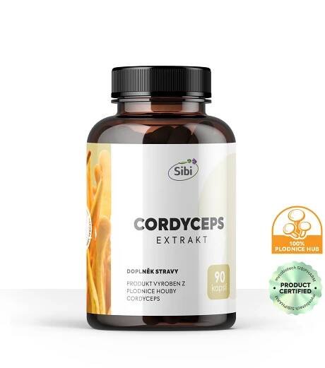CORDYCEPS EXTRAKT 90 KAPSLÍ 500 mg