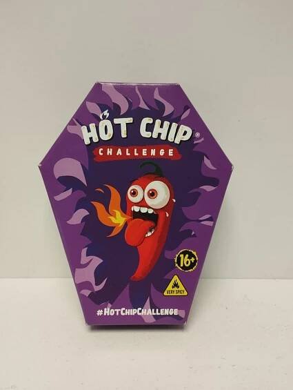 HOT CHIP Challenge 2,5 g - Brambůrky, chipsy | Prodej potravin, nápojů a alkoholu Rojal