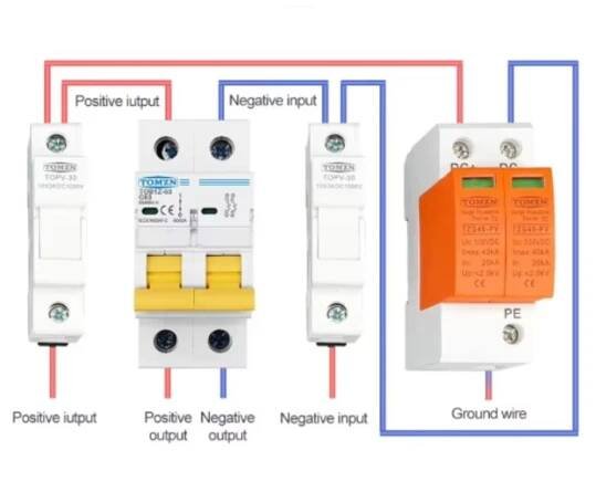 DC Jistič TOMZN 2P MCB 600V 16A – mivvyENERGY.cz